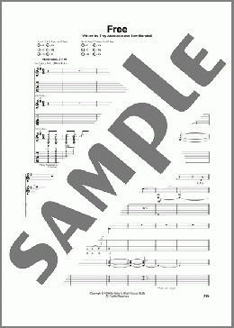 Free(Phish) 楽譜 ギター（ソロ） ダウンロード