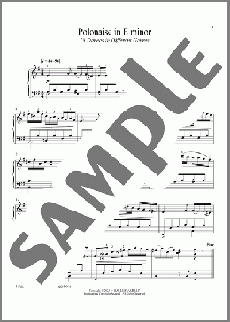 Polonaise in E minor(Marie Szymanowska) 楽譜 ピアノ（ソロ） ダウンロード