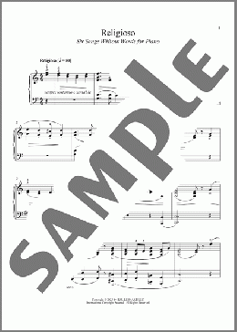 Religioso(Fredrikke Egeberg) 楽譜 ピアノ（ソロ） ダウンロード