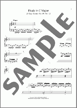 Etude in C Major(Louise Dumont Farrenc) 楽譜 ピアノ（ソロ） ダウンロード