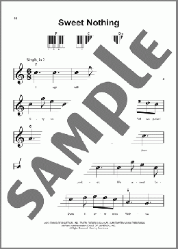 Sweet Nothing(Taylor Swift) 楽譜 ピアノ（ソロ） ダウンロード