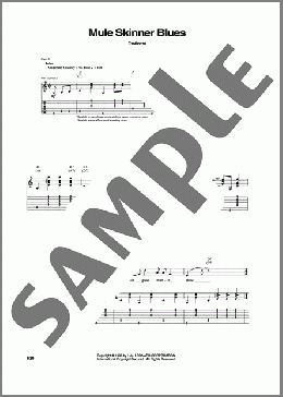 Mule Skinner Blues(Jimmie Rodgers) 楽譜 ギター（ソロ） ダウンロード