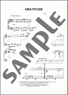 Gratitude(Brandon Lake) 楽譜 ピアノ（ソロ） ダウンロード