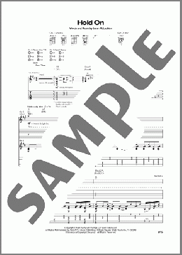 Hold On(Sarah McLachlan) 楽譜 ギター（ソロ） ダウンロード