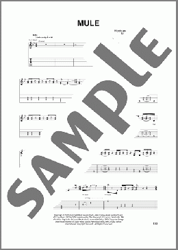 Mule(Gov't Mule) 楽譜 ギター（ソロ） ダウンロード