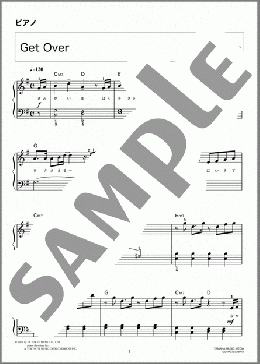 Get Over(dream) 楽譜 ピアノ（ソロ） 初級 ダウンロード 定額サブスク