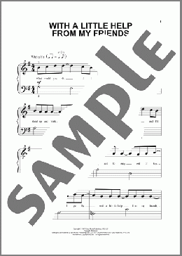 With A Little Help From My Friends(The Beatles) 楽譜 その他 ダウンロード