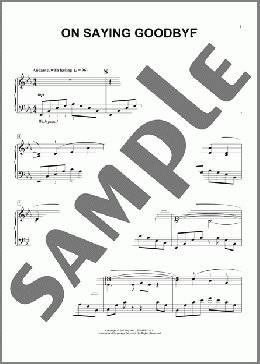 On Saying Goodbye(Eugenie Rocherolle) 楽譜 ピアノ（ソロ） ダウンロード