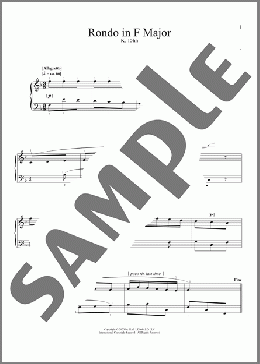 Rondo, K. 15hh(Wolfgang Amadeus Mozart) 楽譜 ピアノ（ソロ） ダウンロード