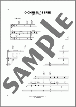 O Christmas Tree(Traditional German Carol) 楽譜 ピアノ & ボーカル & ギター ダウンロード