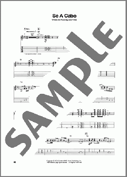 Se A Cabo(Santana) 楽譜 ギター（ソロ） ダウンロード