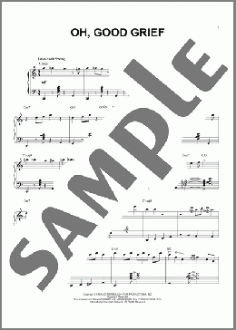 Oh, Good Grief [Jazz version] (arr. Brent Edstrom)(Vince Guaraldi) 楽譜 ピアノ（ソロ） ダウンロード