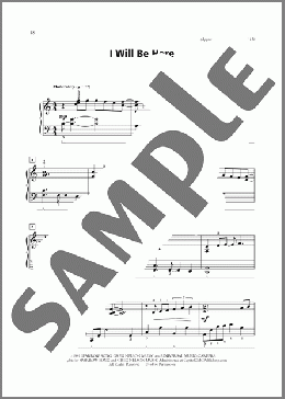 I Will Be Here (arr. Carol Tornquist)(Steven Curtis Chapman) 楽譜 ピアノ（ソロ） ダウンロード