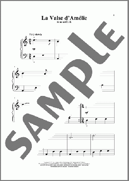 La Valse D'Amelie (from Amelie)(Yann Tiersen) 楽譜 その他 ダウンロード