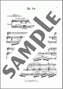 My Joe (from Carmen Jones)(Oscar Hammerstein II) 楽譜 ピアノ & ボーカル & ギター ダウンロード