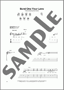 Send One Your Love(Stevie Wonder) 楽譜 ギター（ソロ） ダウンロード