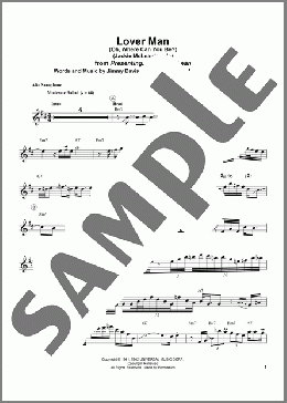 Lover Man (Oh, Where Can You Be?)(Billie Holiday/Jackie McLean) 楽譜 アルトサックス（ソロ） ダウンロード