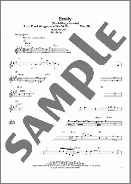 Emily(Frank Morgan) 楽譜 アルトサックス（ソロ） ダウンロード