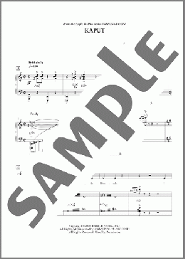 Kaput (from Schmigadoon! Season 2)(Cinco Paul) 楽譜 ピアノ & ボーカル ダウンロード