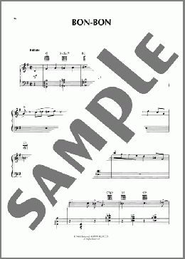 Bon-Bon(Harold Arlen) 楽譜 ピアノ（ソロ） ダウンロード