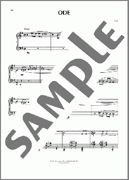 Ode(Harold Arlen) 楽譜 ピアノ（ソロ） ダウンロード
