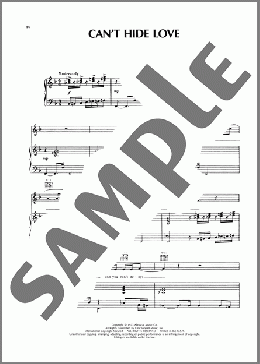 Can't Hide Love(Earth Wind & Fire) 楽譜 ピアノ & ボーカル & ギター ダウンロード