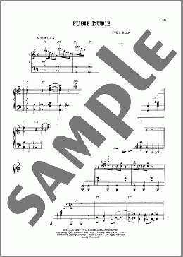 Eubie Dubie(Eubie Blake) 楽譜 ピアノ（ソロ） ダウンロード