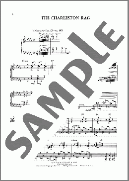 The Charleston Rag(Eubie Blake) 楽譜 ピアノ（ソロ） ダウンロード