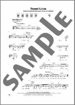 Sweet Love(Anita Baker) 楽譜 メロディ ダウンロード