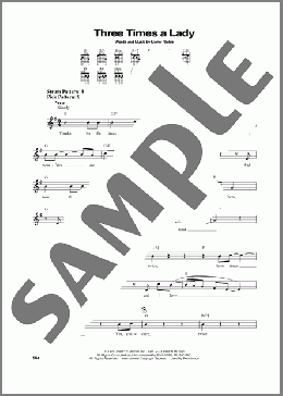 Three Times A Lady(The Commodores) 楽譜 メロディ ダウンロード