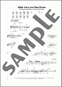 After The Love Has Gone(Earth, Wind & Fire) 楽譜 メロディ ダウンロード