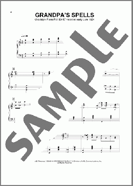 Grandpa's Spells(Jelly Roll Morton) 楽譜 ピアノ（ソロ） ダウンロード