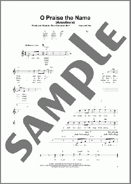 O Praise The Name (Anastasis)(Hillsong Worship) 楽譜 メロディ ダウンロード