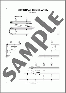 Christmas Comes Anew(Traditional French) 楽譜 ピアノ & ボーカル & ギター ダウンロード