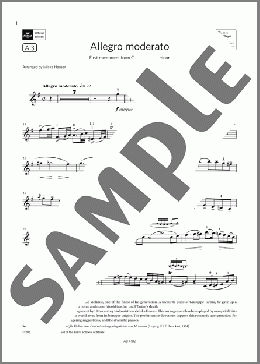 Allegro moderato (Grade 8, A3, from the ABRSM Violin Syllabus from 2024)(Pietro Nardini) 楽譜 バイオリン ダウンロード
