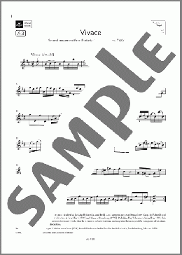 Vivace (Grade 7, A3, from the ABRSM Violin Syllabus from 2024)(G. P. Telemann) 楽譜 バイオリン ダウンロード