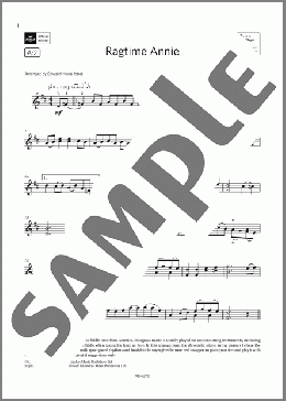 Ragtime Annie (Grade 4, A2, from the ABRSM Violin Syllabus from 2024)(Trad. American) 楽譜 バイオリン ダウンロード