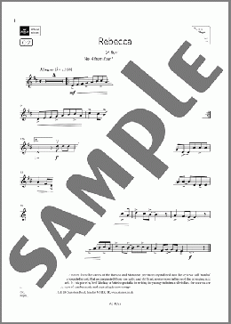 Rebecca (A Rumba) (Grade 3, C2, from the ABRSM Violin Syllabus from 2024)(Neil Mackay) 楽譜 バイオリン ダウンロード