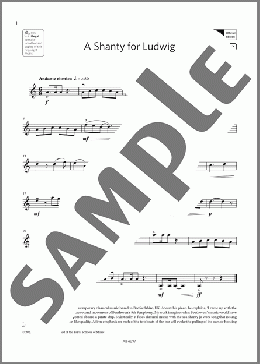 A Shanty for Ludwig (Grade 3, C3, from the ABRSM Violin Syllabus from 2024)(James B. Wilson) 楽譜 バイオリン ダウンロード