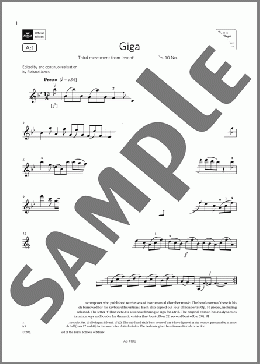Giga (Grade 6, A1, from the ABRSM Violin Syllabus from 2024)(F. A. Bonporti) 楽譜 バイオリン ダウンロード