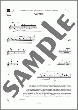 Varsha (Grade 8, C2, from the ABRSM Violin Syllabus from 2024)(Reena Esmail) 楽譜 バイオリン ダウンロード