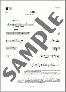 Giga (Grade 5, A1, from the ABRSM Violin Syllabus from 2024)(Michel Corrette) 楽譜 バイオリン ダウンロード