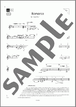 Romance (Grade 5, B1, from the ABRSM Violin Syllabus from 2024)(Elfrida Andree) 楽譜 バイオリン ダウンロード