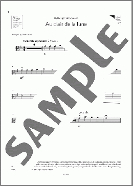 Au clair de la lune (Grade Initial, B3, from the ABRSM Viola Syllabus from 2024)(Trad. French) 楽譜 その他 ダウンロード