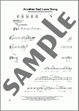 Another Sad Love Song(Toni Braxton) 楽譜 メロディ ダウンロード