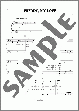 Freddy, My Love (from Grease)(Jim Jacobs/Warren Casey) 楽譜 ピアノ（ソロ） ダウンロード