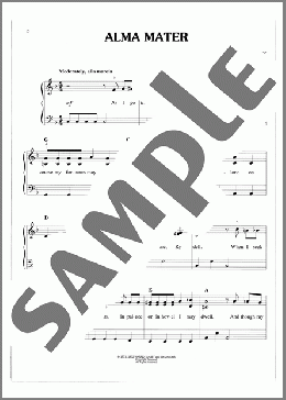 Alma Mater (from Grease)(Jim Jacobs/Warren Casey) 楽譜 ピアノ（ソロ） ダウンロード