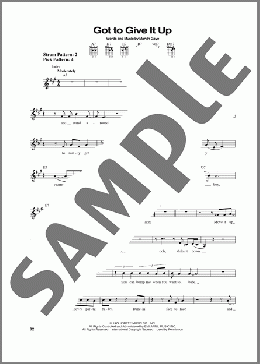 Got To Give It Up(Marvin Gaye) 楽譜 メロディ ダウンロード