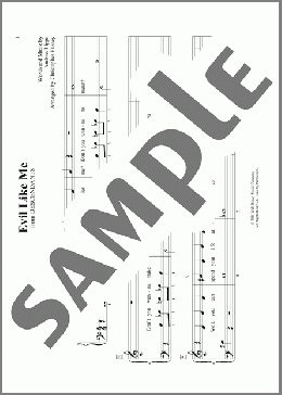 Evil Like Me (arr. Christopher Hussey)(Andrew Lippa) 楽譜 ピアノ（ソロ） ダウンロード