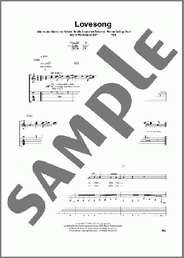 Lovesong(The Cure) 楽譜 ギター（ソロ） ダウンロード